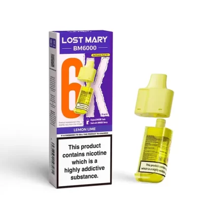 Lost Mary BM6000 Prefilled Pod Lemon Lime - Ecigpremium