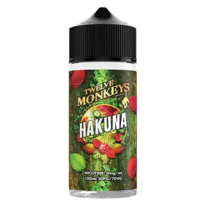 Twelve Monkeys Hakuna 100ml Shortfill E-Liquid - Ecigpremium
