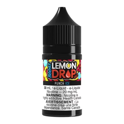Lemon Drop Boost Salt Nic E-Liquid – Punch Ice 30ml - Nicotine Strength#20mg/ml