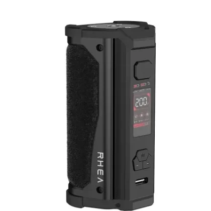 Aspire Rhea 200W Shockproof Mod – Free UK Delivery - Color#Black Metal (Mod)>Black Metal (Mod + 2 X 18650 Batteries)>Red Metal (Mod)>Red Metal (Mod + 2 X 18650 Batteries)>Granite Grey (Mod)>