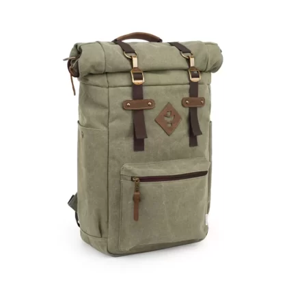 Revelry Drifter - Smell Proof Rolltop Backpack - Leopard