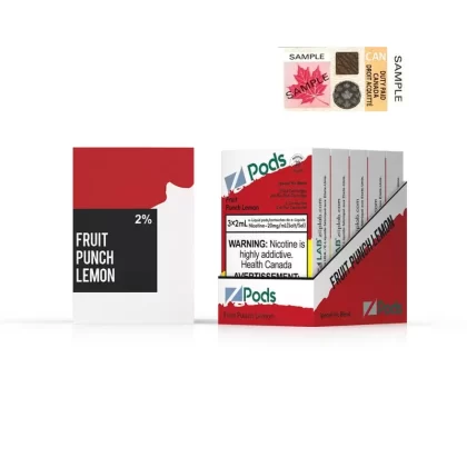 ZPODS – FRUIT PUNCH LEMON