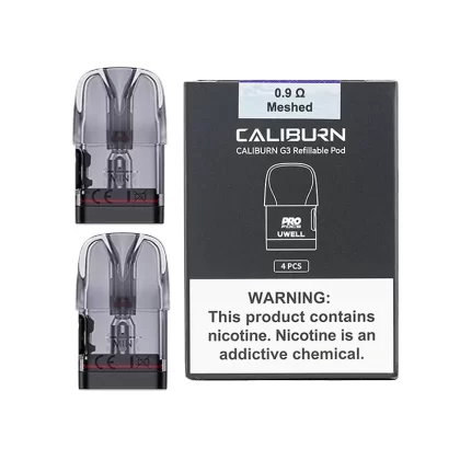 Uwell Caliburn G3 Replacement Pods – 4 Pack - Redstarvapor