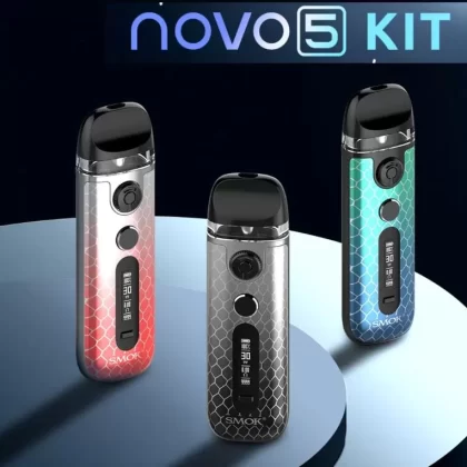 SMOK NOVO 5 30W POD SYSTEM - Beige White Leather - Onlinevapegate