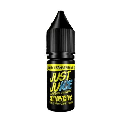 Just Juice Kiwi & Cranberry On Ice Nic Salt Vape Juice - 10 Pack - Strength 10mg