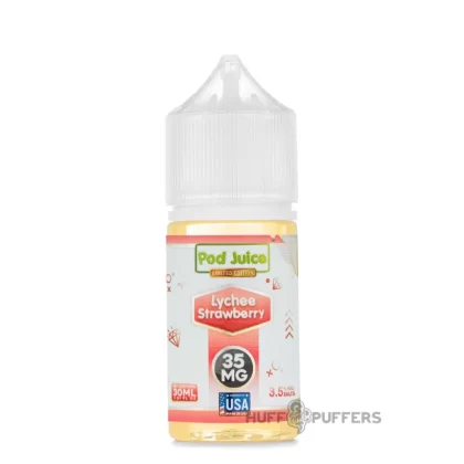 Pod Juice – Lychee Strawberry 30mL - Vape Product, Vape Product