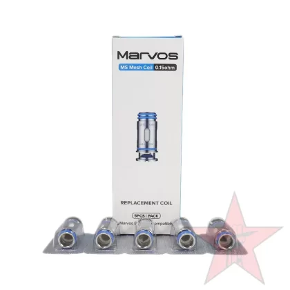Freemax Marvos T/60W MS and MS-D Replacement Coils – 5 Pack - 0.15ohm (60-80W), 0.25ohm (40-55W)