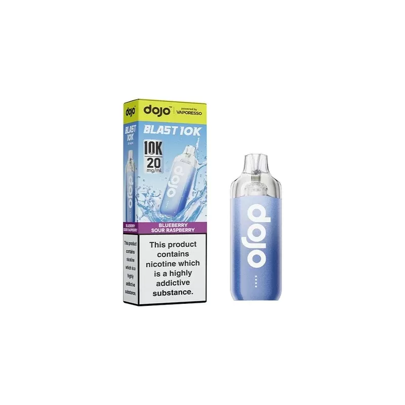 Vaporesso Dojo Blast 10k Blueberry Sour Raspberry Kit