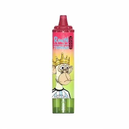 Fumot RandM Tornado 15000 Disposable Vape with LED Screen - Apple Peach Pear, Banana Ice; White Grape Ice; Vape Product, Vape Product (ED9E1F)
