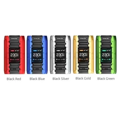 SMOK E-Priv 230W TC Box Mod by 18650 Batteries - Black Silver