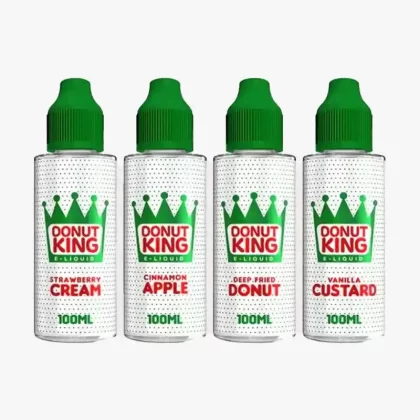 Donut King 100ml Shortfill E-Liquid - Creme De Menthe