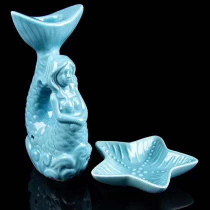 Art of Smoke Mermaid Ceramic Hand Pipe