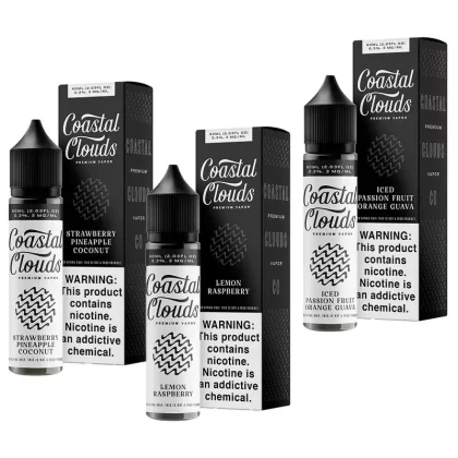 COASTAL CLOUDS E-LIQUID 60ml – NEW FLAVOR ADDED!