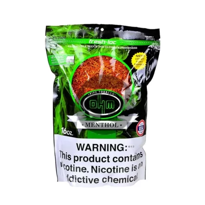 OHM Menthol Pipe Tobacco 16 oz. Bag