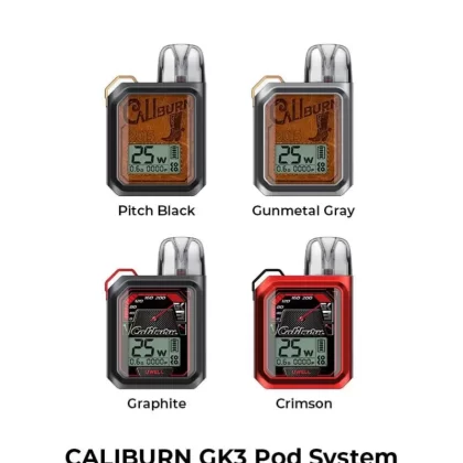 Uwell Caliburn GK3 Vape Kit - Black