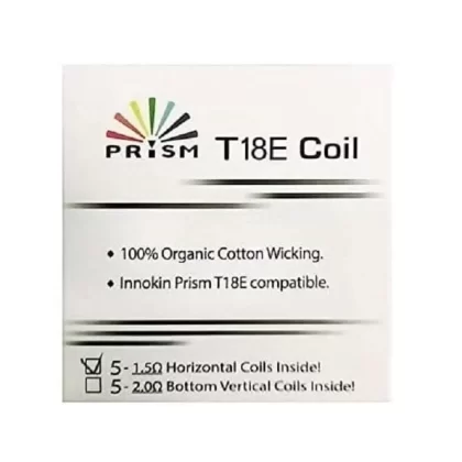 Prism T18E / T22E Endura Replacement Coils by Innokin (5 Pack) - 1.6 Ohm Mesh