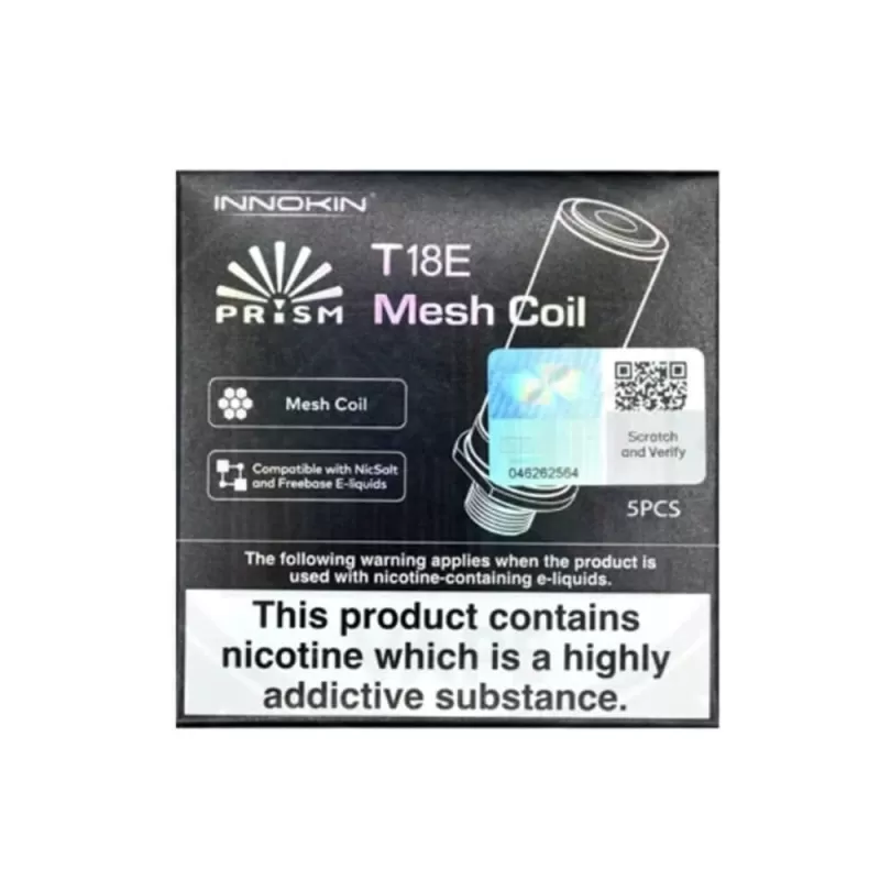 Prism T18E / T22E Endura Replacement Coils by Innokin (5 Pack) - 1.6 Ohm Mesh - Image 3