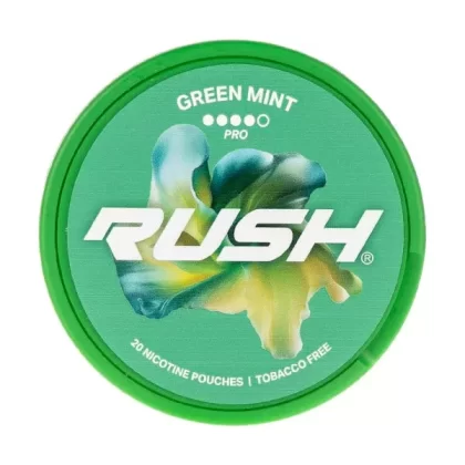 Green Mint Pro Nicotine Pouches by Rush