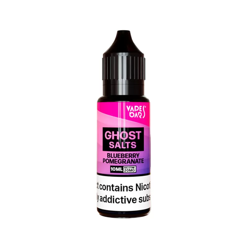 Vapes Bars Ghost Salts Blueberry Pomegranate Nic Salt - 10 Pack