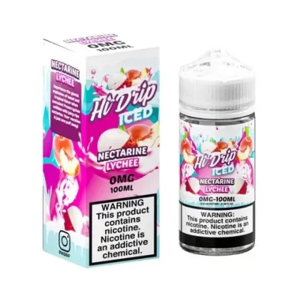 Hi Drip Iced Nectarine Lychee 100ml E-Juice