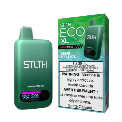 STLTH ECO XL - Green Apple Ice - 20 mg/mL (wholeseller) - Excise ON, 20 mg/mL (wholeseller) - Excise AB (0CB7D4)