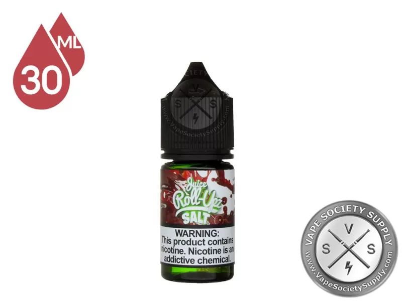Strawberry by Juice Roll Upz Salts 30ml - Image 2
