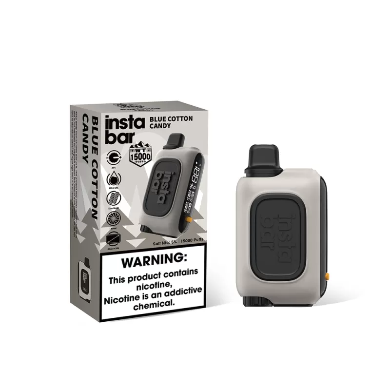 InstaBar WT15000 Disposable Device – 15000 Puffs - Blueberry Raspberry Lemonade - Image 2