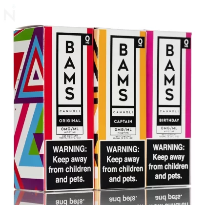 BAMS Cannoli - No Nicotine Vape Juice - 100mL - Captain Cannoli