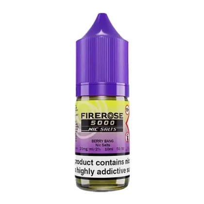 Firerose 5000 Berry Bang Nic Salt Vape Juice - Strength 20mg