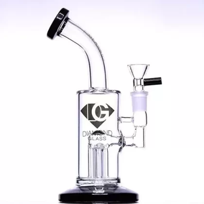 Diamond Glass Lab Tree Perc Bong