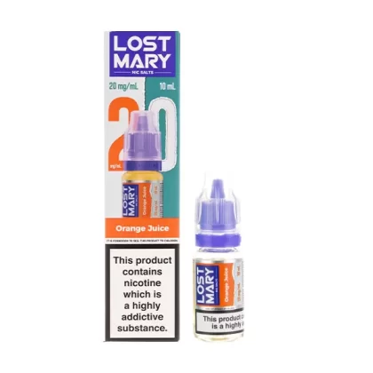 Orange Juice Nic Salt E-Liquid by Lost Mary - 10mg