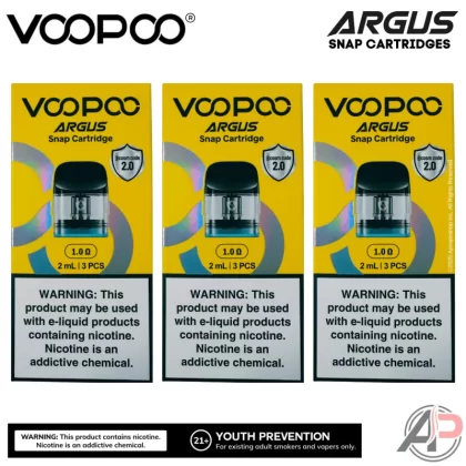 Voopoo Argus Snap Pod Replacement Cartridges 3 Pack