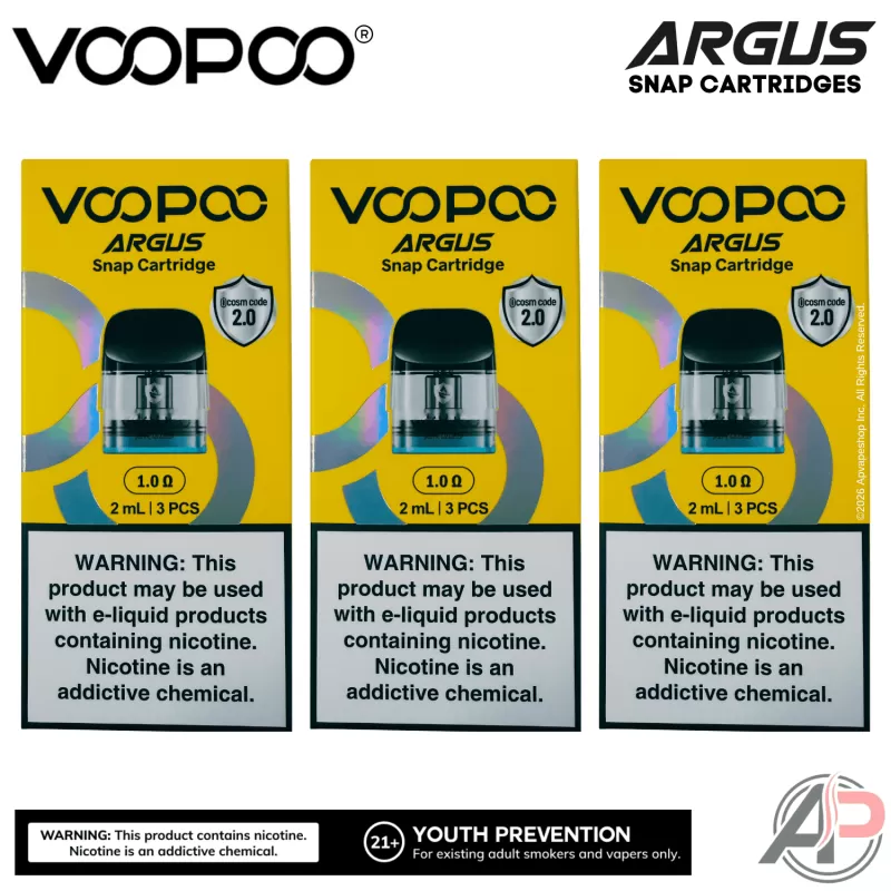 Voopoo Argus Snap Pod Replacement Cartridges 3 Pack