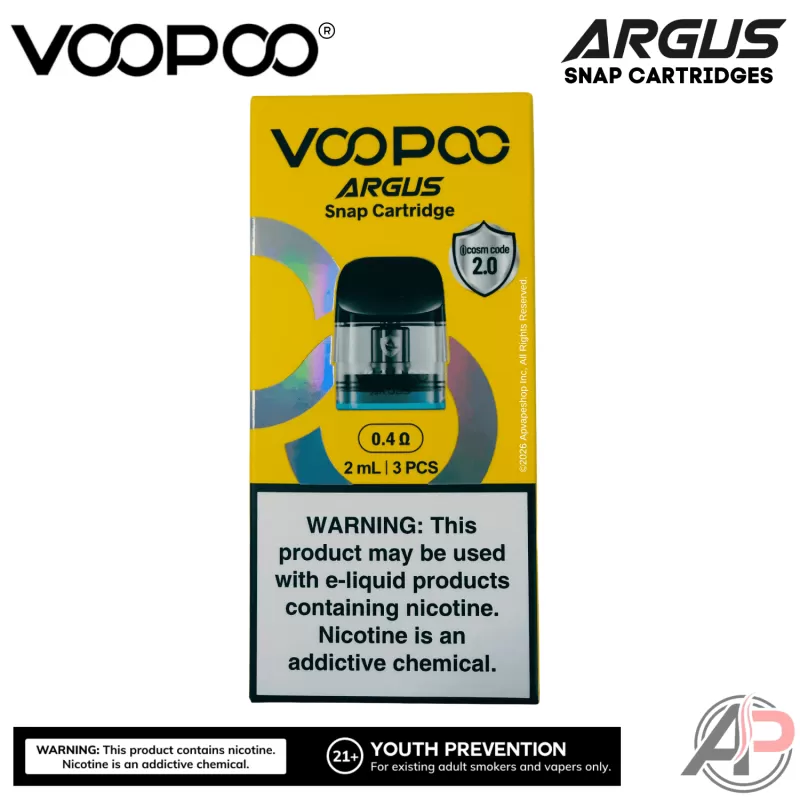 Voopoo Argus Snap Pod Replacement Cartridges 3 Pack - Image 2