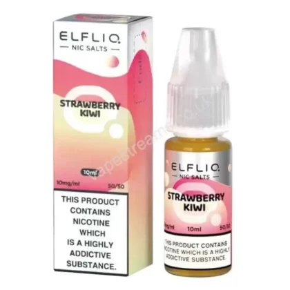 ELFBAR ELFLIQ Strawberry Kiwi Nic Salt E-Liquid - Vapestreams Co