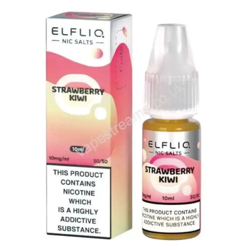 ELFBAR ELFLIQ Strawberry Kiwi Nic Salt E-Liquid - Vapestreams Co