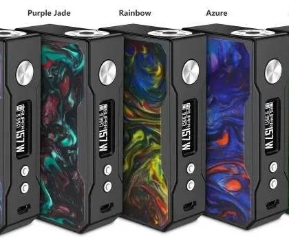 Voopoo Black Drag Resin Version 157W TC Box Mod - Jade