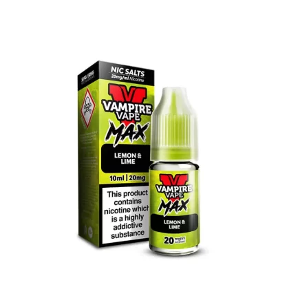 Vampire Vape MAX Lemon Lime Nic Salt E-Liquid 10ml - 5mg