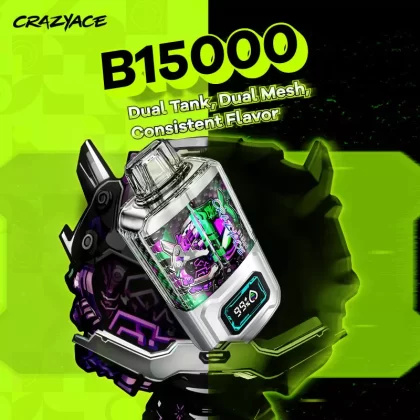 CRAZYACE B15000 Disposable Device – 15000 Puffs - Banana Ice