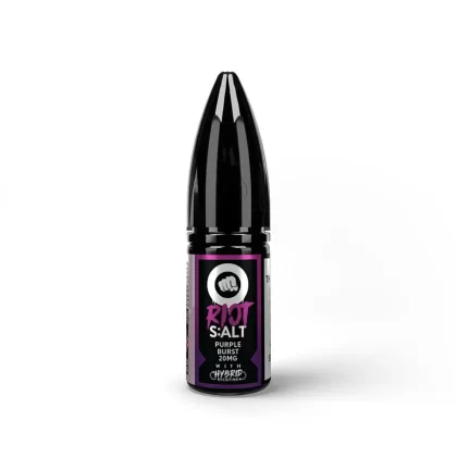 PURPLE BURST HYBRID NICOTINE SALT E-LIQUID BY RIOT SQUAD SALT