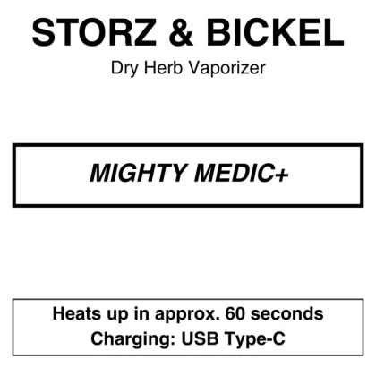 Storz & Bickel – Mighty Medic + – Dry Herb Vaporiser System