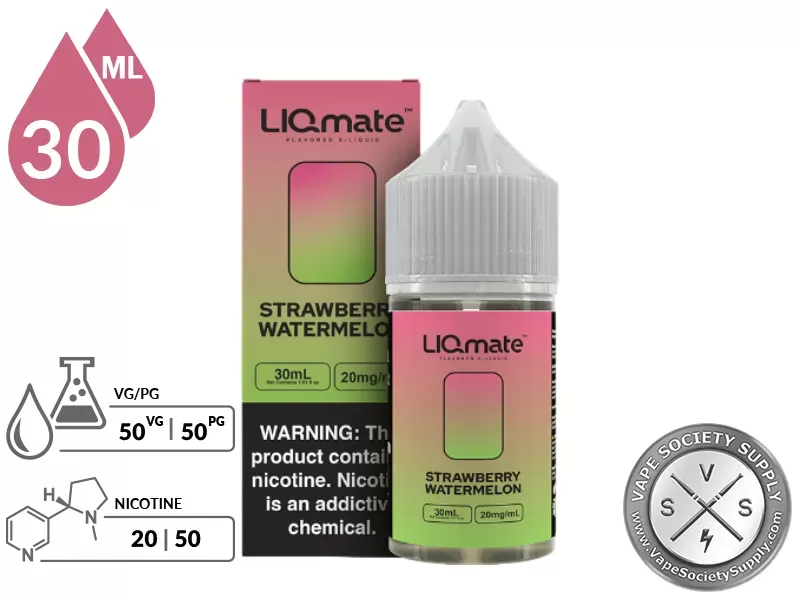 Strawberry Watermelon LIQmate Salts by 7 Daze 30ml - Image 2