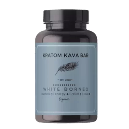 Kratom Kava Bar White Borneo Capsules