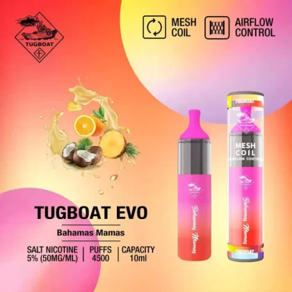 TUGBOAT EVO 4500 PUFFS – BAHAMAS MAMAS