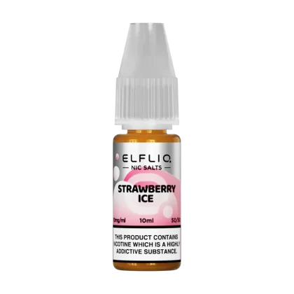 Strawberry Ice Elfliq Nic Salt by Elfbar - 10ml - Vape Product, Vape Product