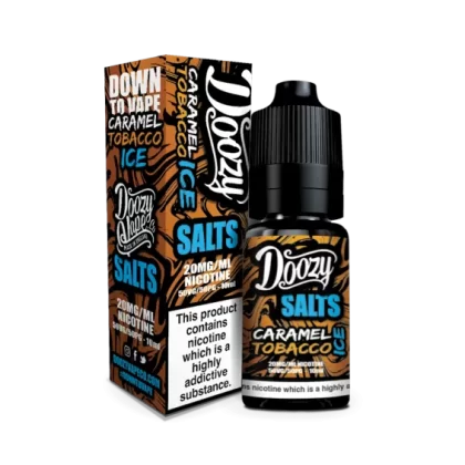Caramel Tobacco Seriously Salty – Doozy Nic Salts e Liquid 10ml – TPD - Vapestorm Co