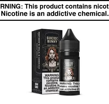 MOTHER’S MILK & COOKIES BY SUICIDE BUNNY SALTS 30ML - Vapejuice