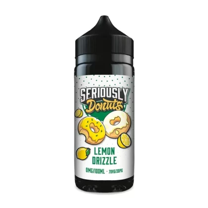 Lemon Drizzle 100ml Shortfill E-Liquid by Seriously Donuts - Ecigpremium