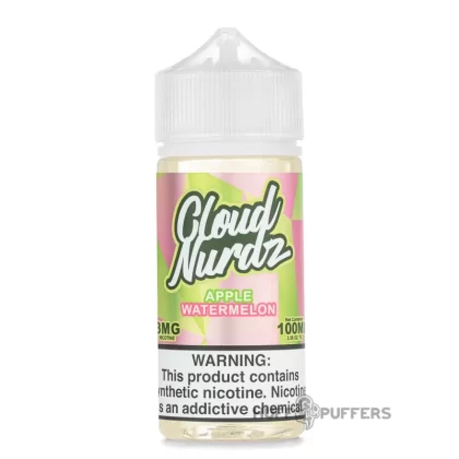 Cloud Nurdz – Apple Watermelon 100mL - Vape Product, Vape Product