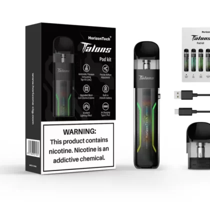 HorizonTech Talons Pod System Kit - Color#Classic black>Sky Blue>Apple Green>Midnight Silver>Cinnabar Red